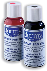 Stamp Pad Ink 28ml Black [Pack 10]